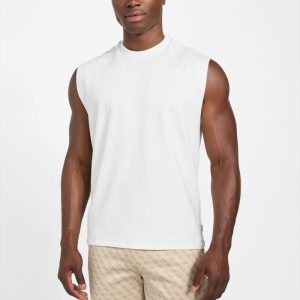 Muscle Crewneck Tee - White
