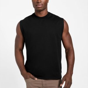 Muscle Crewneck Tee - Black