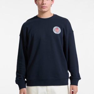 Varsity Logo Crewneck Sweatshirt - Blue