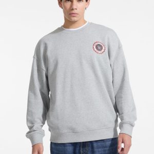 Varsity Logo Crewneck Sweatshirt - Gray