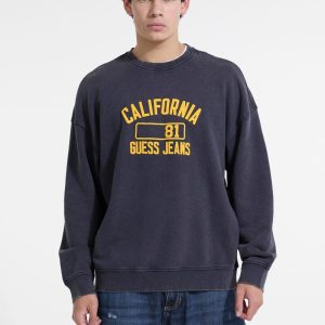 Crewneck California Long-Sleeve Tee - Blue