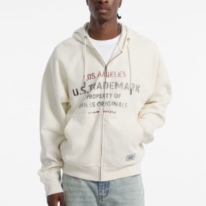 GUESS Originals Waffle Hoodie - White