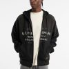 GUESS Originals Waffle Hoodie - Black