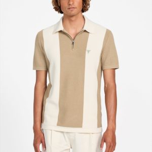 Humphrey Zip Polo - Beige