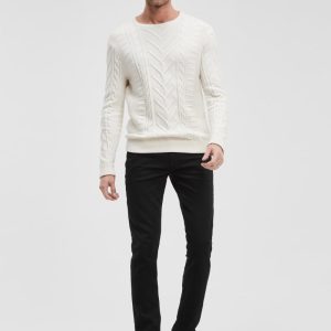 Eco Slim-Fit Tapered Jeans - Black