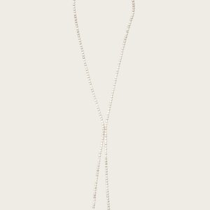Gold-Tone Crystal Y Necklace - Gold