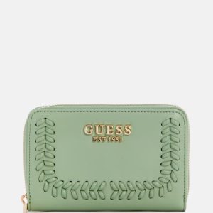 Tatum Whipstitched Medium Wallet - Green