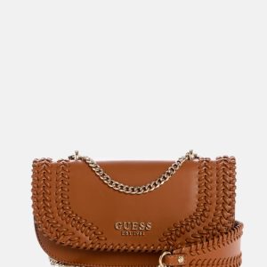 Tatum Whipstitched Convertible Crossbody - Brown