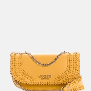 Tatum Whipstitched Convertible Crossbody - Yellow