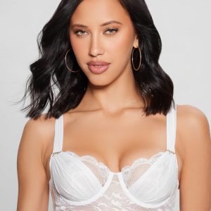 Vesna Lace Bustier - White
