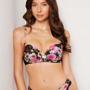 Rose Floral Push-Up Bra - MultipleColors