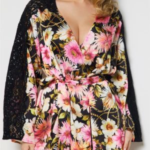 Eco Rose Floral Robe - MultipleColors