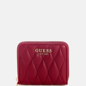 Valla Small Zip-Around Wallet - Red
