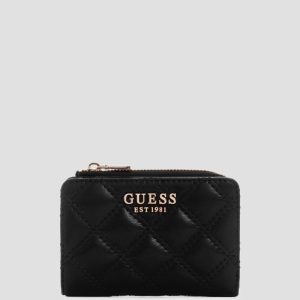 Giully Quilted Wallet and Card Case - Black