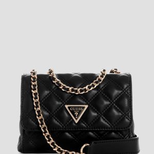 Giully Quilted Mini Crossbody - Black
