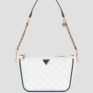 Cruise Vibe Quilted Shoulder Bag - White