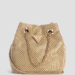Zalina Mesh Pouch - Gold