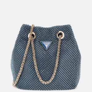 Zalina Mesh Pouch - Blue