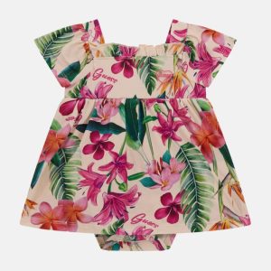 Eco Floral Bodysuit Dress (0-12M) - MultipleColors