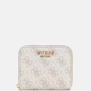 Laurel II Small Zip-Around Wallet - White