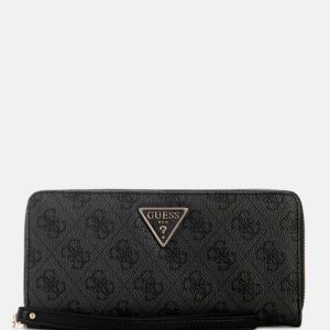 Laurel II Large Zip-Around Wallet - Black