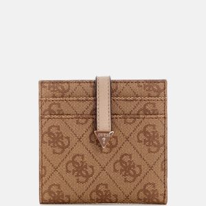 Laurel Signature Card Case - Brown