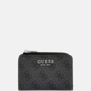 Laurel II Zip-Around Card Case - Black