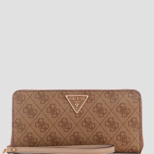 Laurel Large Zip-Around Wallet - Brown