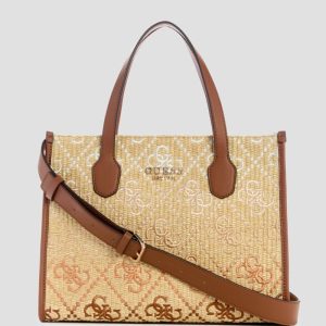 Silvana Raffia Tote - Black