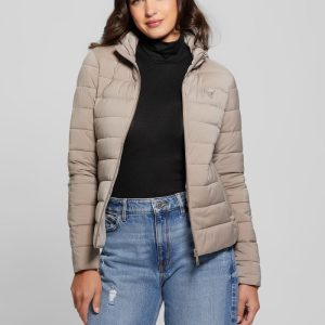 Diann Heavy Hooded Puffer Jacket - Neutral
