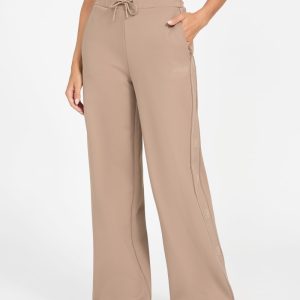 Eco Octavia Wide-Leg Pants - Beige