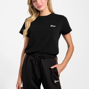 Eco Alba Crewneck Tee - Black