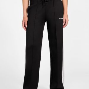 Eco Yarrow Straight Scuba Pants - Black