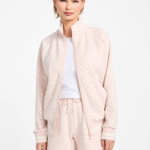 Eco Aggie Full-Zip Sweatshirt - Pink