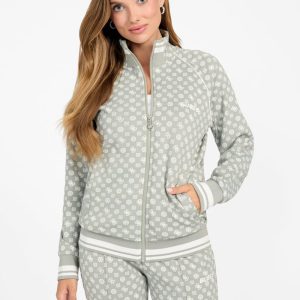 Eco Aggie Full-Zip Sweatshirt - Green