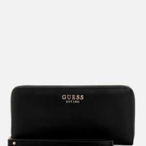 Laurel II Large Zip-Around Wallet - Black