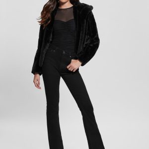 Sophy Faux-Fur Jacket - Black