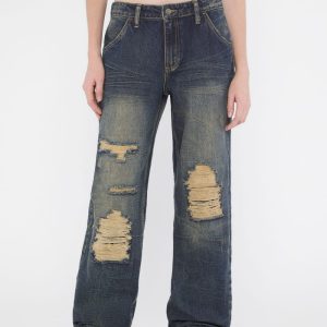 GUESS Originals Distressed Carpenter Jeans - Blue