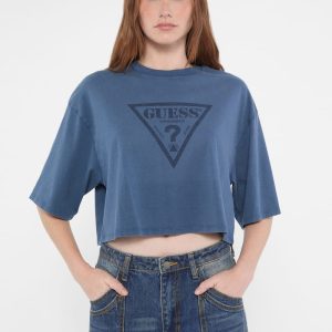 GUESS Originals Baggy Triangle Tee - Blue