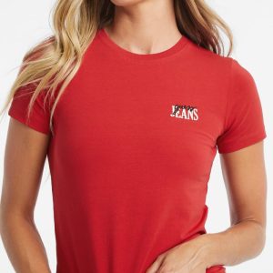 Slim Logo Tee - Red