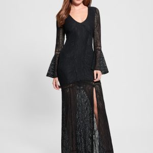 Phoenix Lace Dress - Black