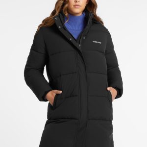 Hooded Puffer Jacket - Black