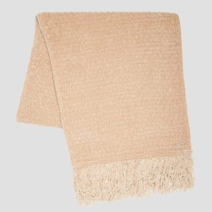 Eco Talia Chenille Scarf - Beige