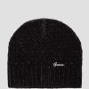 Eco Talia Chenille Beanie - Black