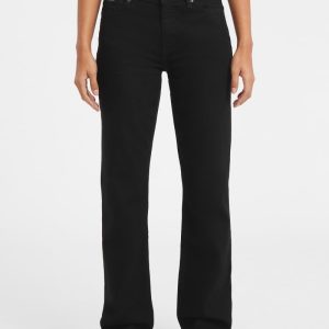 G08 Mid-Rise Straight Jeans - Black