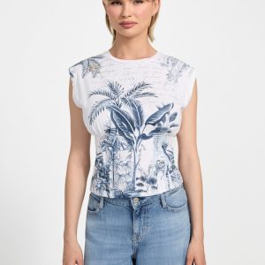 Palms Corset Tee - MultipleColors