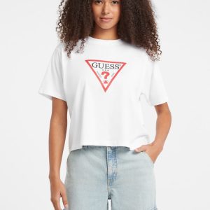 Boxy Iconic Tee - White