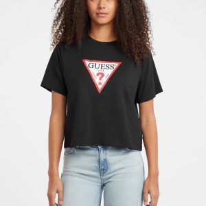 Boxy Iconic Tee - Black