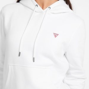 Mini Patch Hoodie - White