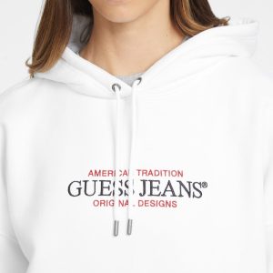 Oversized American Tradition Hoodie - White
